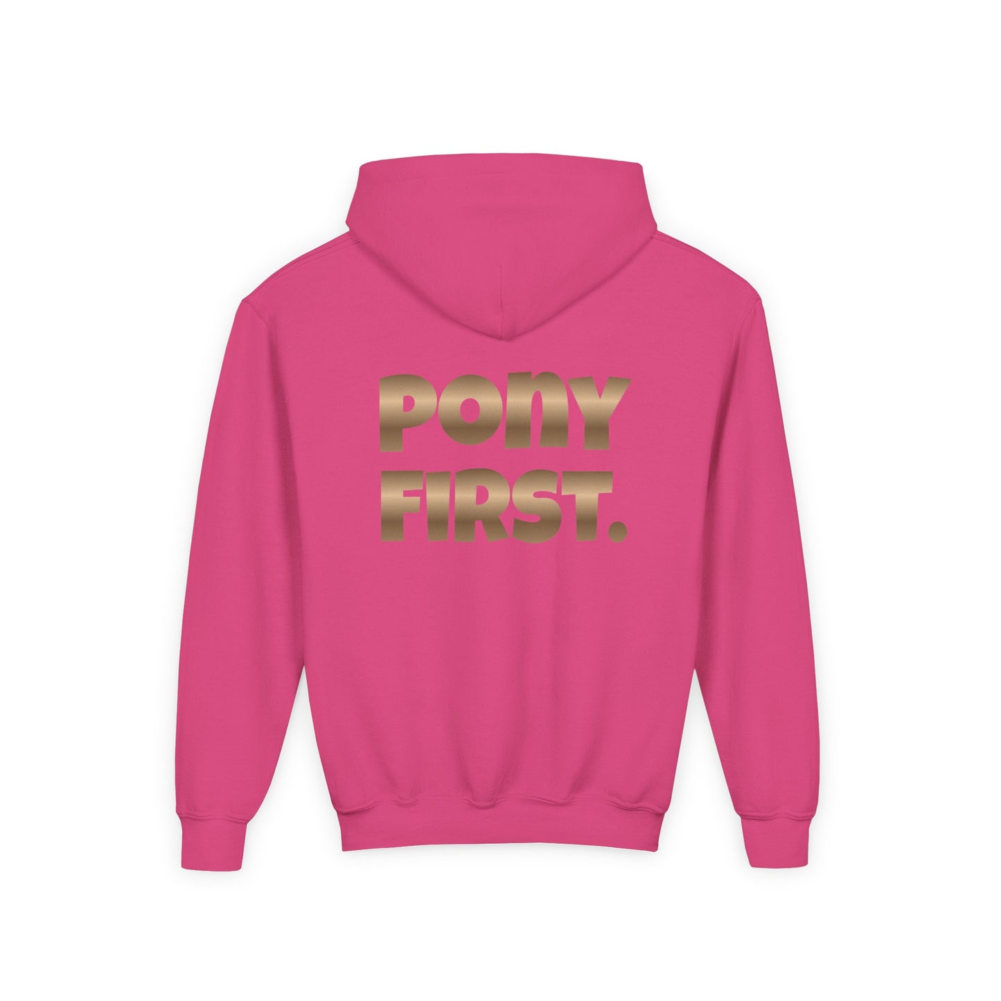 Personalisiert: Pony First Kinder-Hoodie – Mit eigenem Namen oder Ponynamen