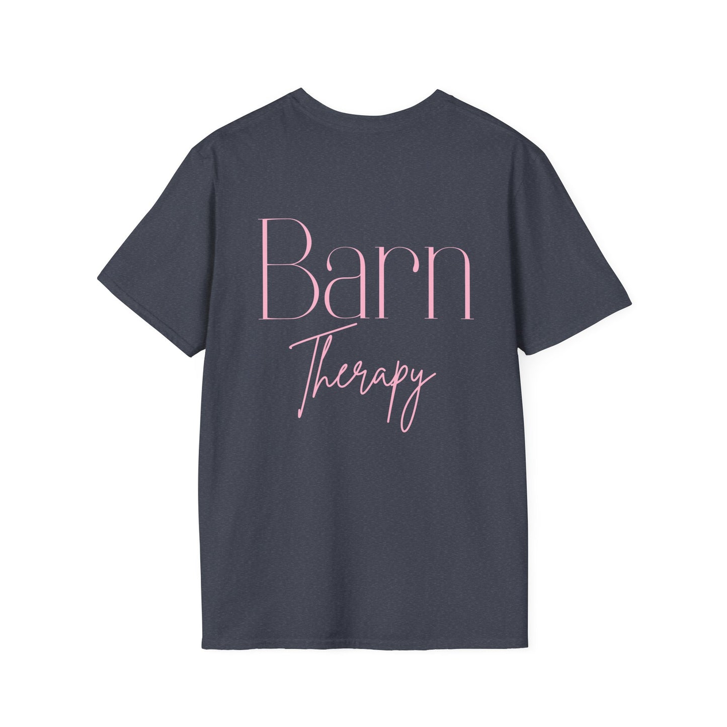 Barn Therapy T-Shirt | Reitsport Statement Shirt für Pferdeliebhaber | Equestrian Lifestyle Tee | Stall & Horse Lover Gift