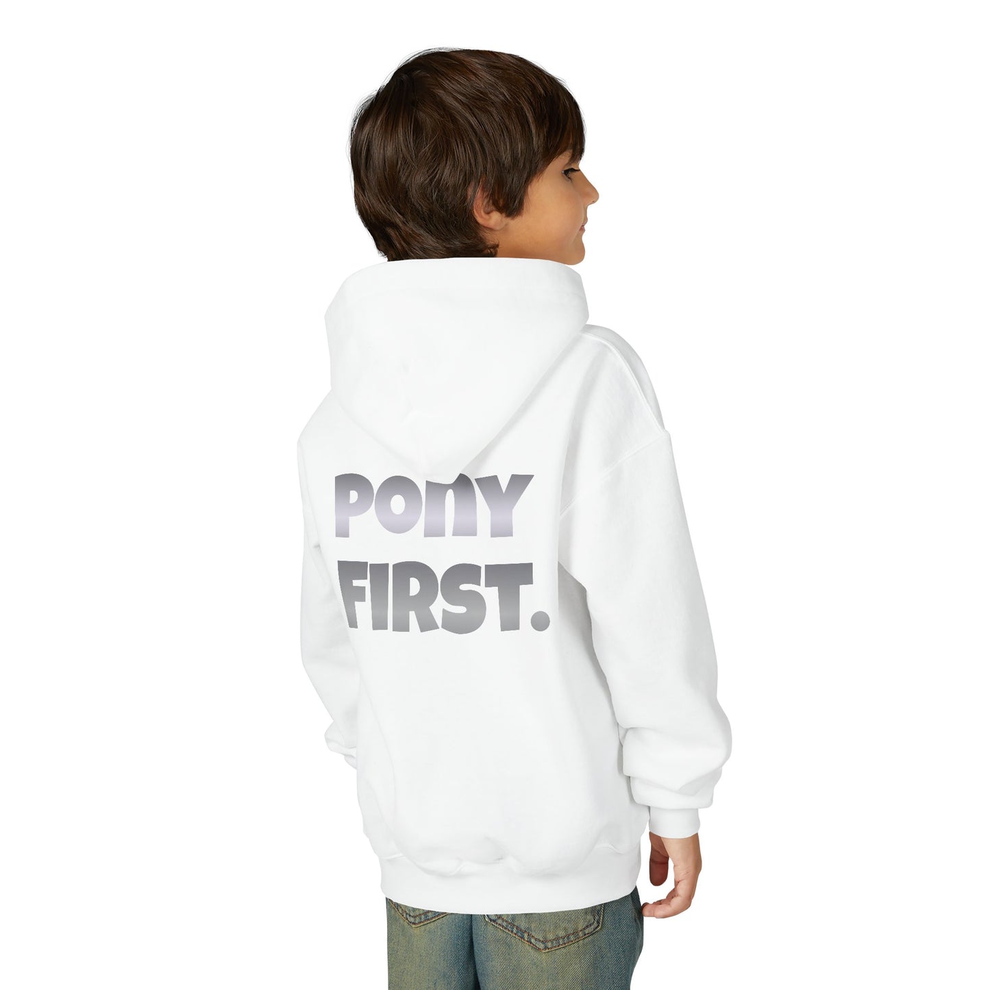 Pony First Kinder-Hoodie – Personalisiert für kleine Stallhelden