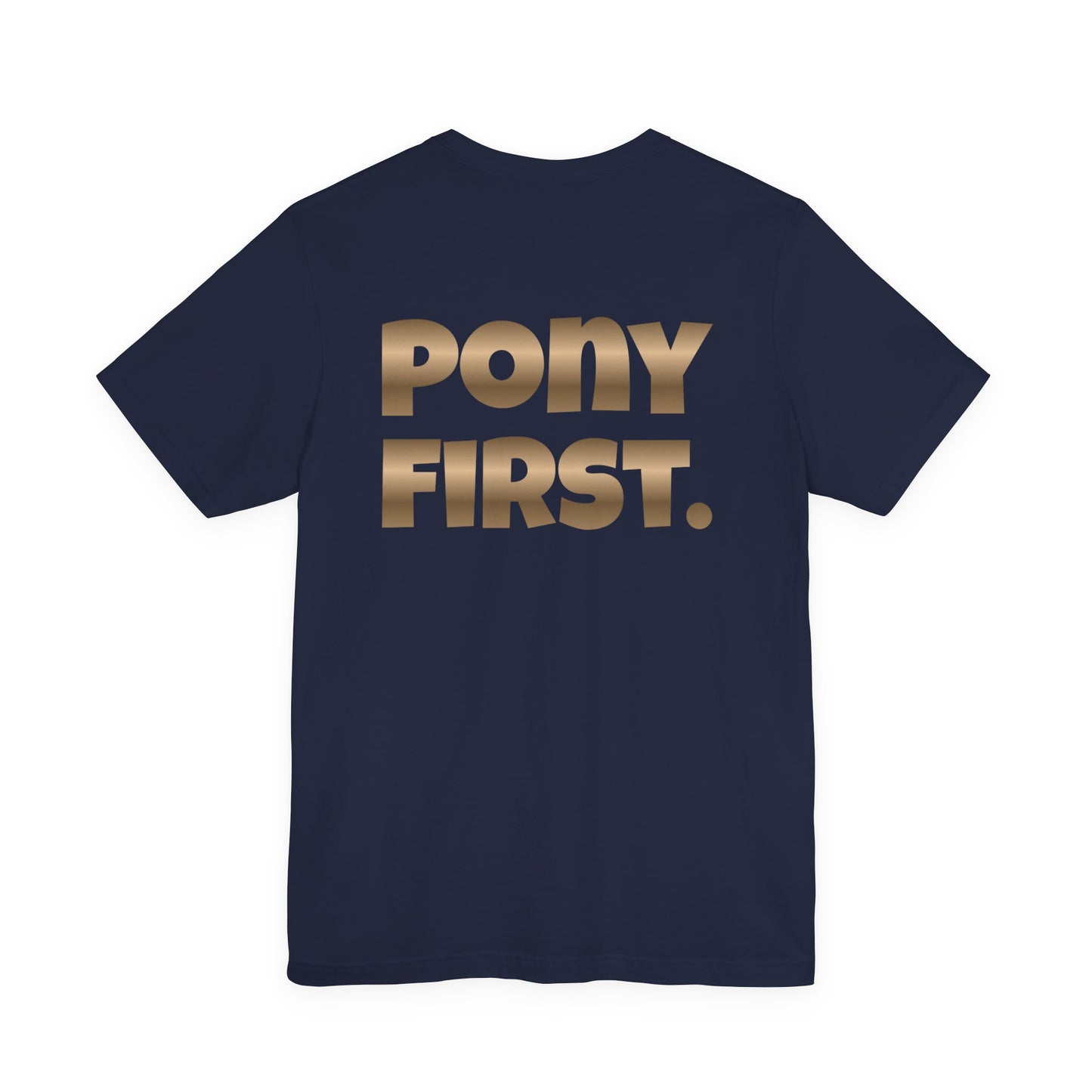 Pony First T-Shirt mit Rückenprint I auf Wunsch mit Ponyname personalisiert