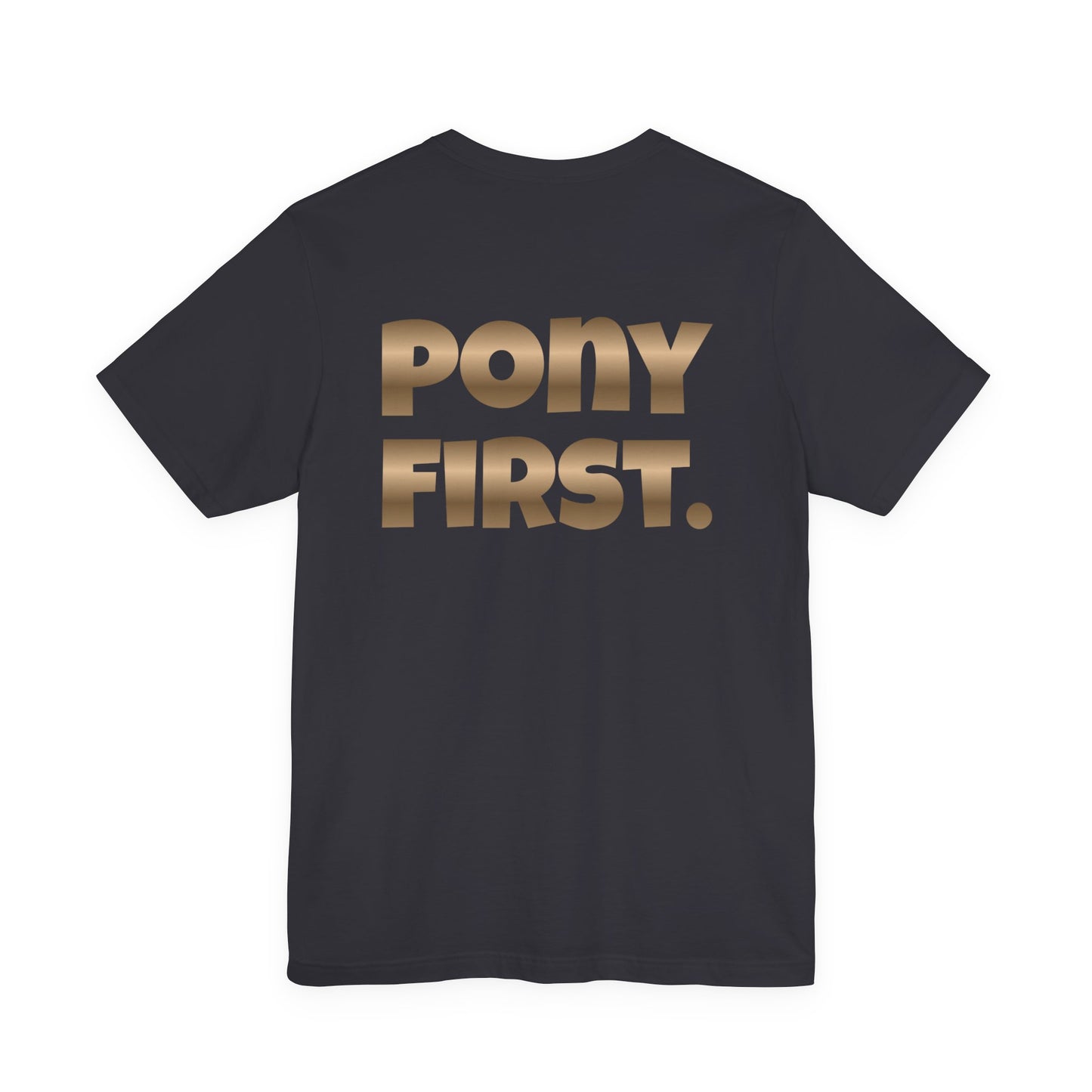 Pony First T-Shirt mit Rückenprint I auf Wunsch mit Ponyname personalisiert