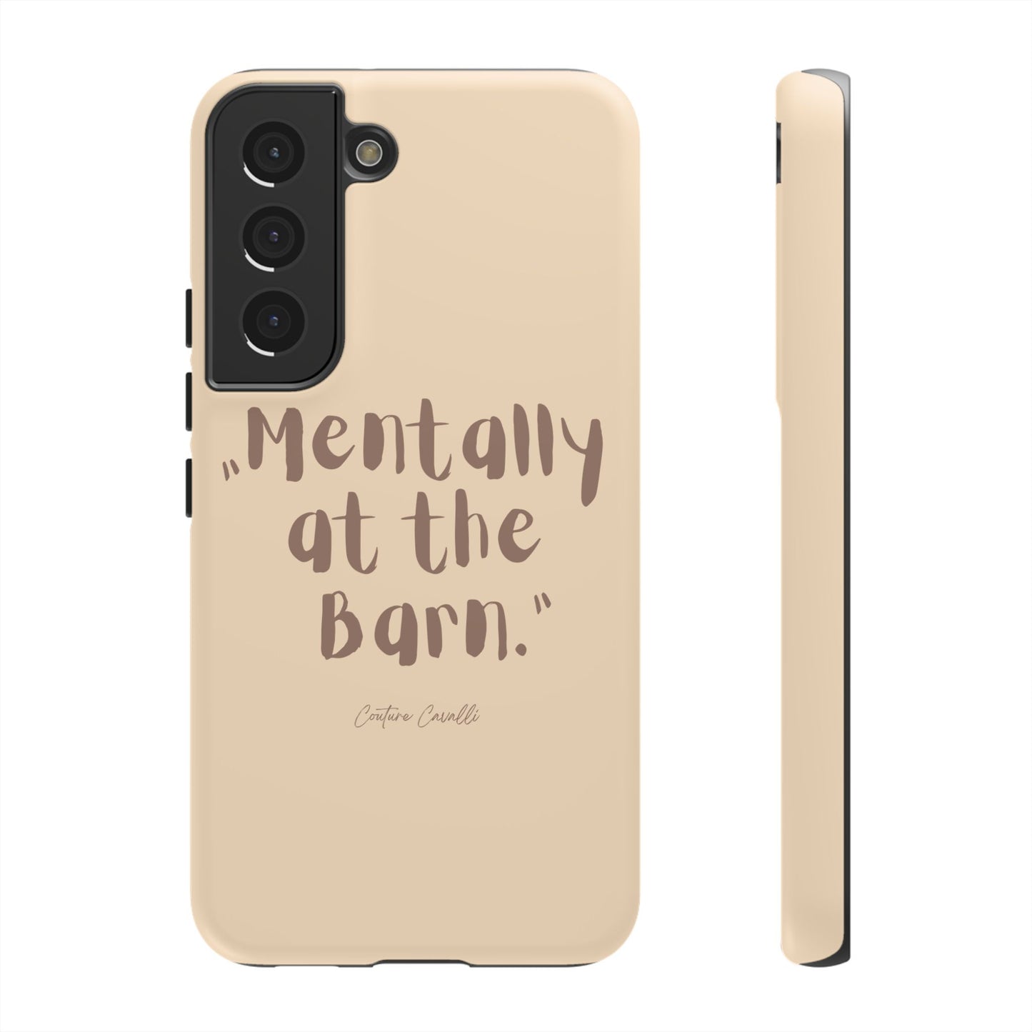 Phone Case — "Mentally at the Barn" Rustic Farmphone Protective Cover