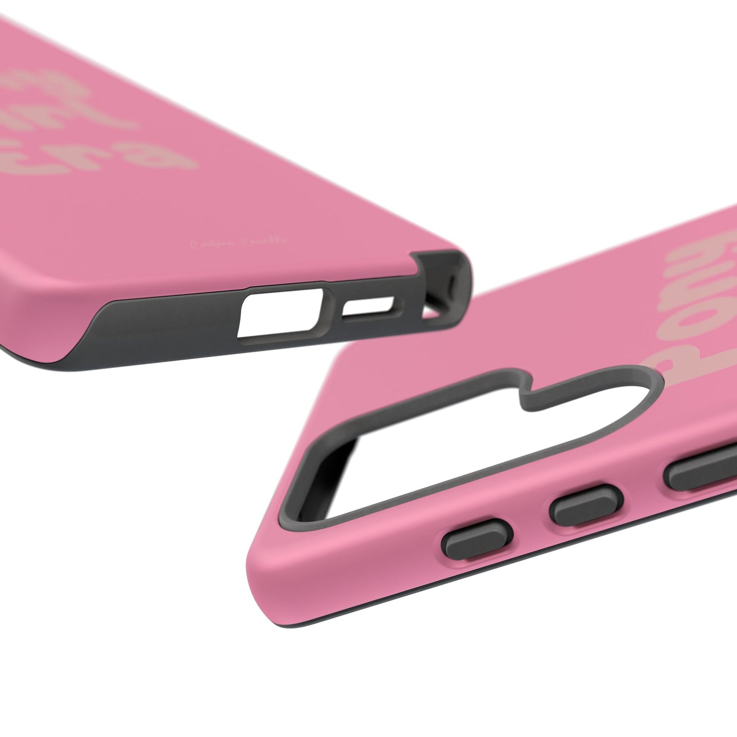 Pony Girl Era Phone Case — Pink Retro Text Protective Tough Case