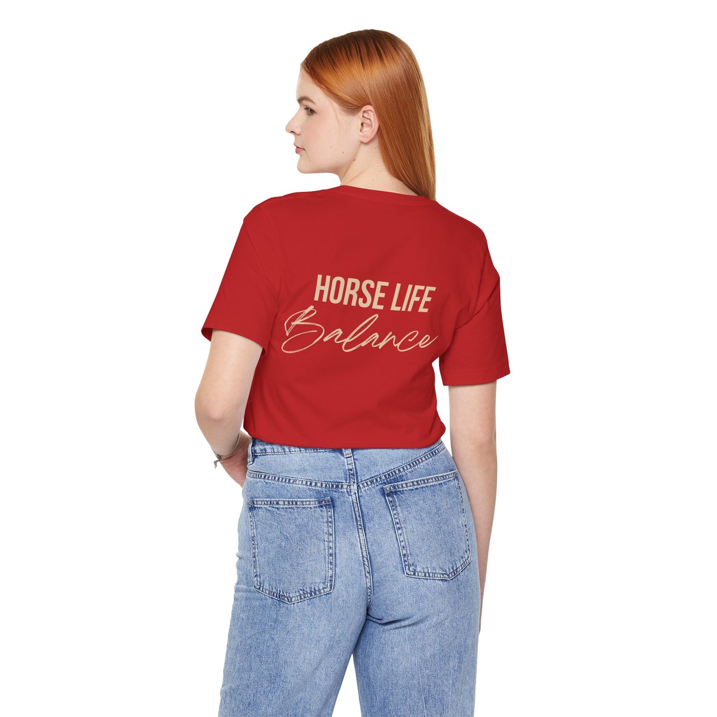 Horse Life Balance T-Shirt — Equestrian Casual Tee