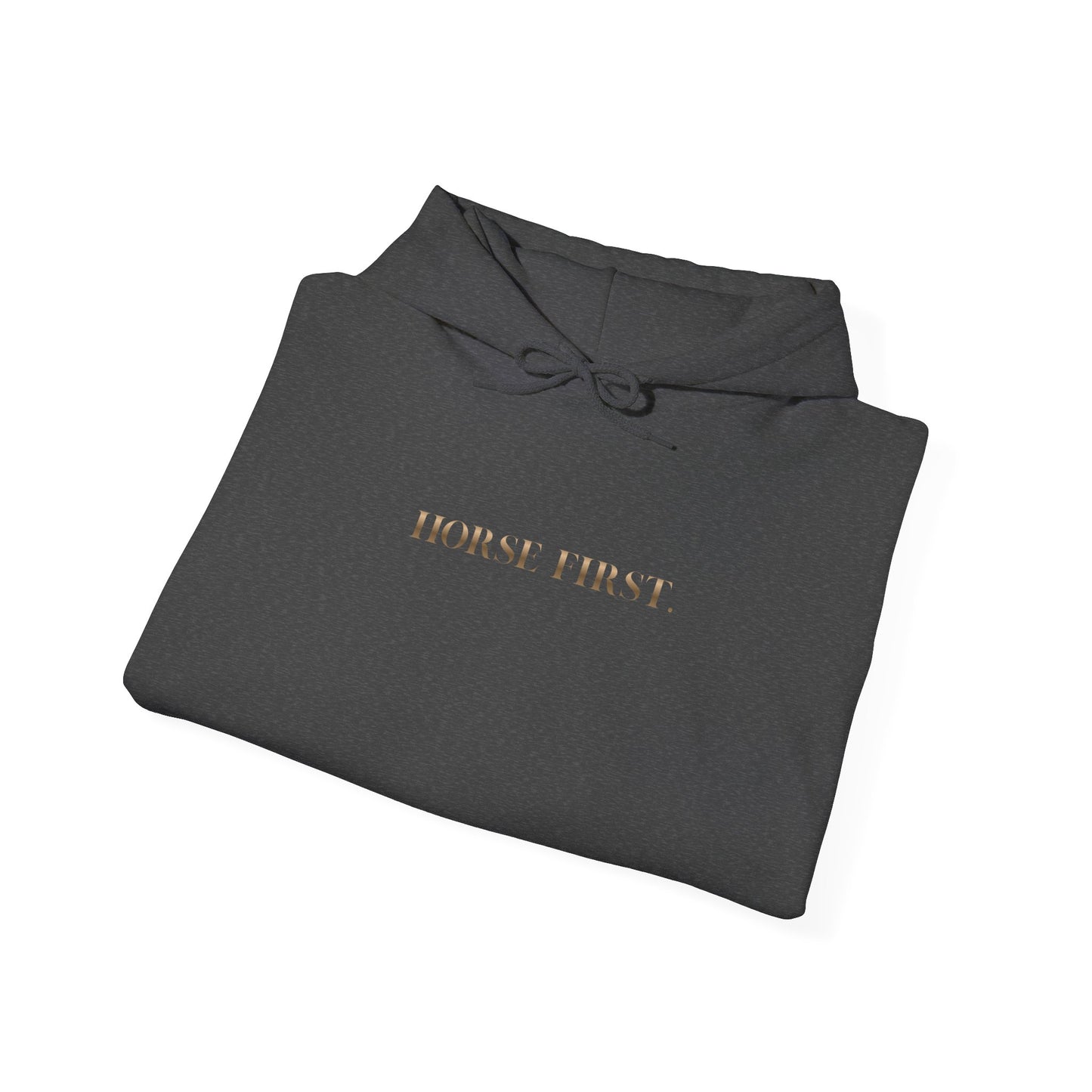 Hoodie — 'Horse First' Minimalist Equestrian Pullover
