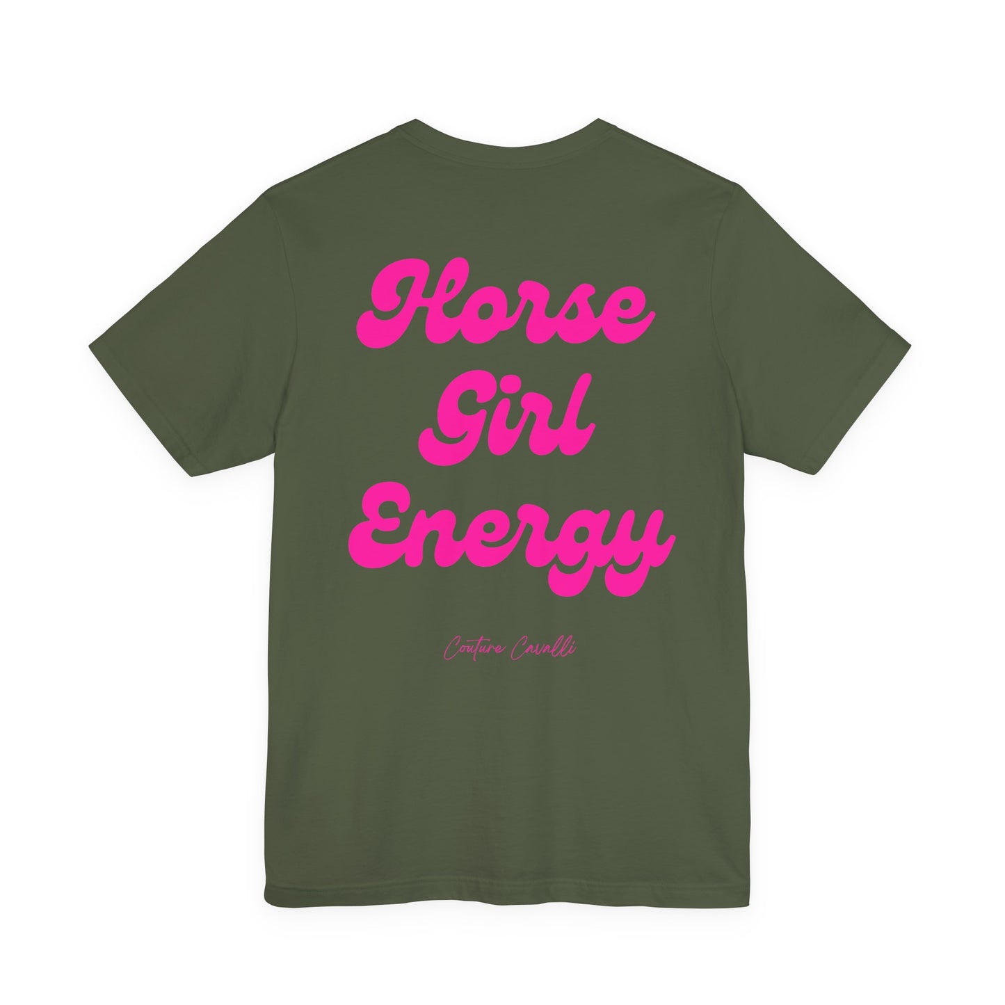 Horse Girl Energy T-Shirt – Ästhetisches Reiter Shirt für Pferdemädchen und Reiterinnen
