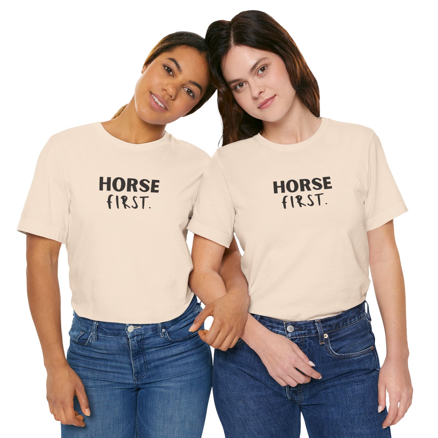 Horse First T-Shirt für Damen – Dein Herz schlägt für dein Pferd