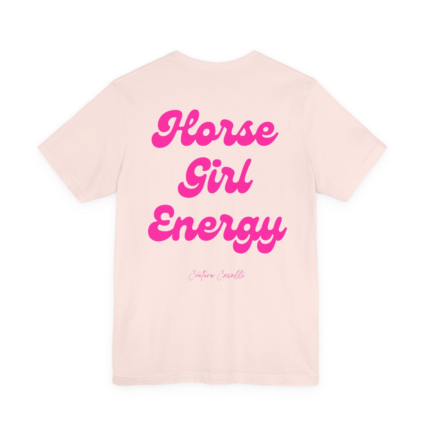 Horse Girl Energy T-Shirt – Ästhetisches Reiter Shirt für Pferdemädchen und Reiterinnen