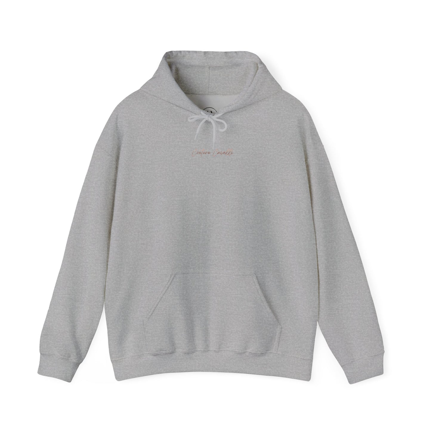 Horse First Hoodie — Equestrian White Pullover with 'Horse First.' Gold Script