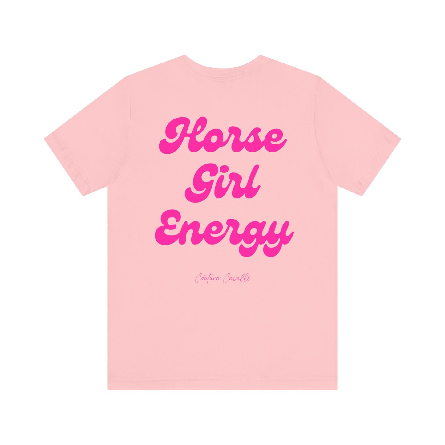 Horse Girl Energy T-Shirt – Ästhetisches Reiter Shirt für Pferdemädchen und Reiterinnen