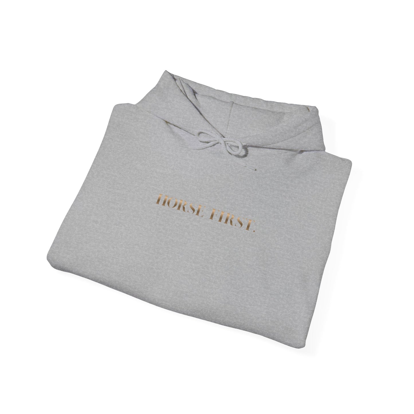 Hoodie — 'Horse First' Minimalist Equestrian Pullover