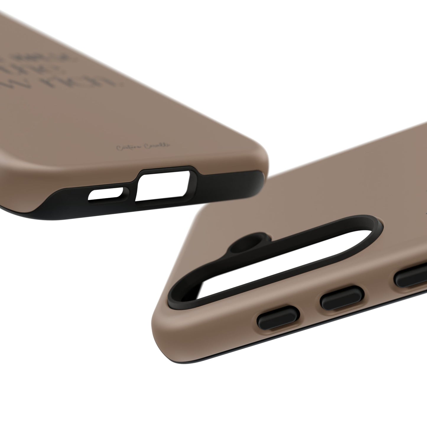 Phone Case — "A Happy Horse Is the New Rich" Brown Protective Case