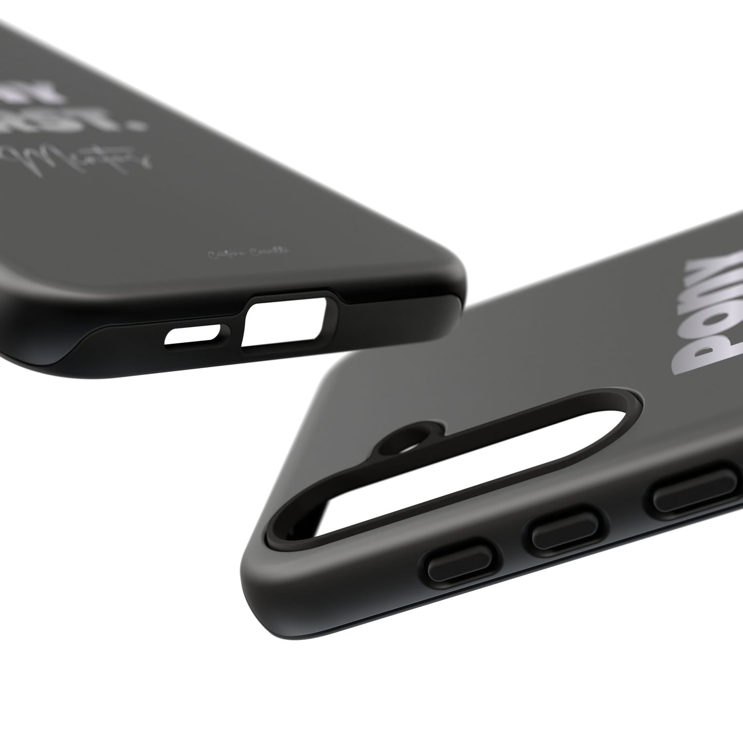 Pony First Matte Tough Phone Case – Equestrian Motivational Phone Cover