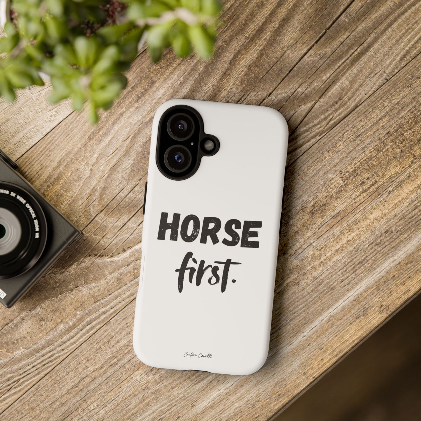 Horse First Phone Case - Equestrian iPhone Protective Cover