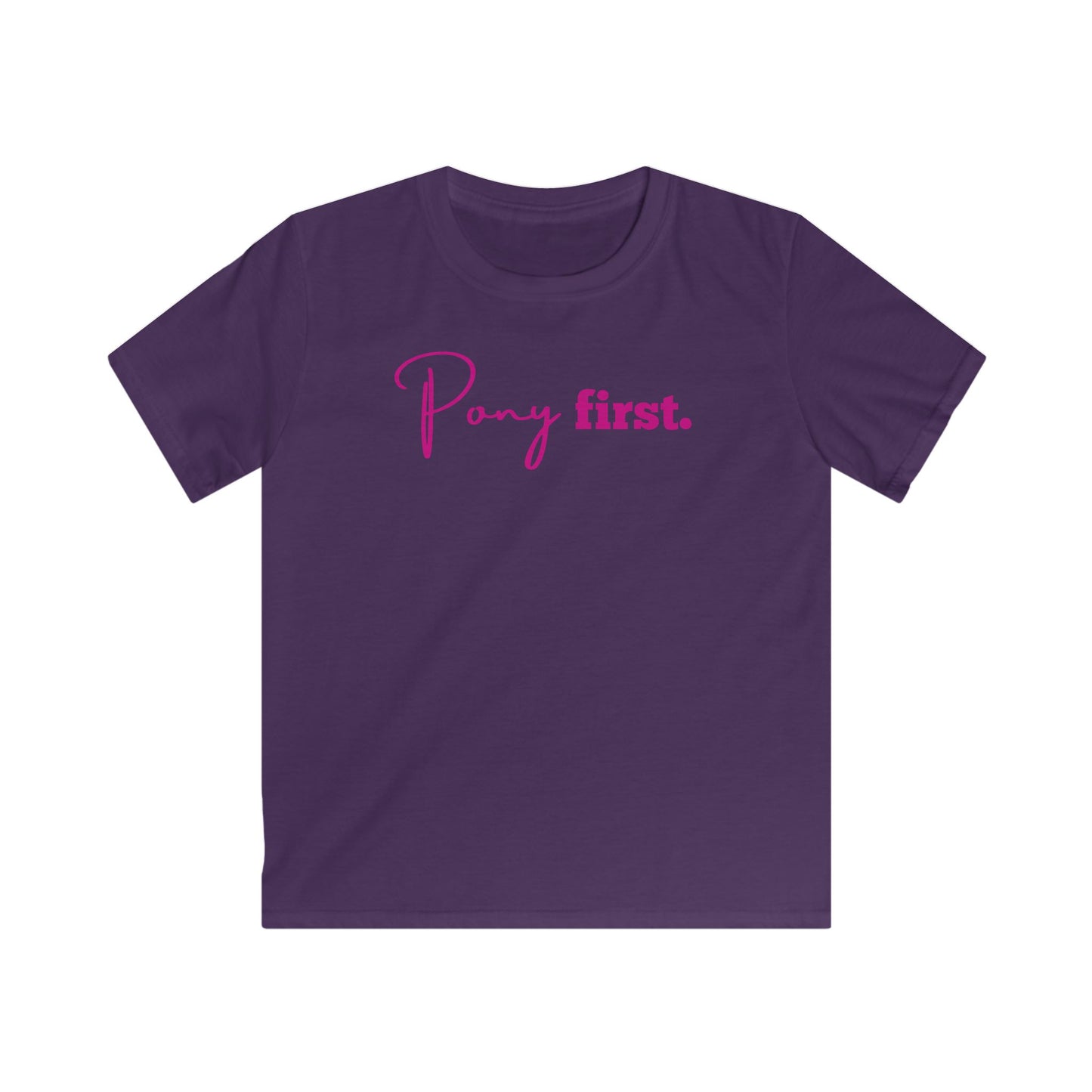 Pony First Shirt Kinder – Pferde Liebe T-Shirt | Reiter Mädchen Outfit | Stall Mode 2026
