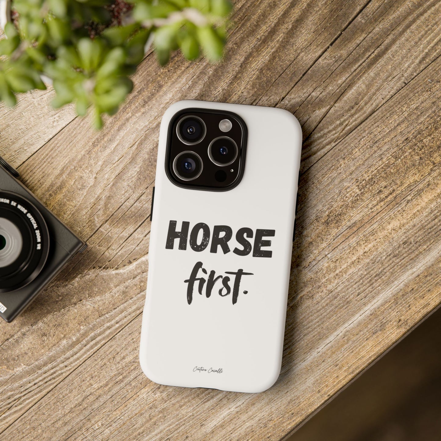 Horse First Phone Case - Equestrian iPhone Protective Cover