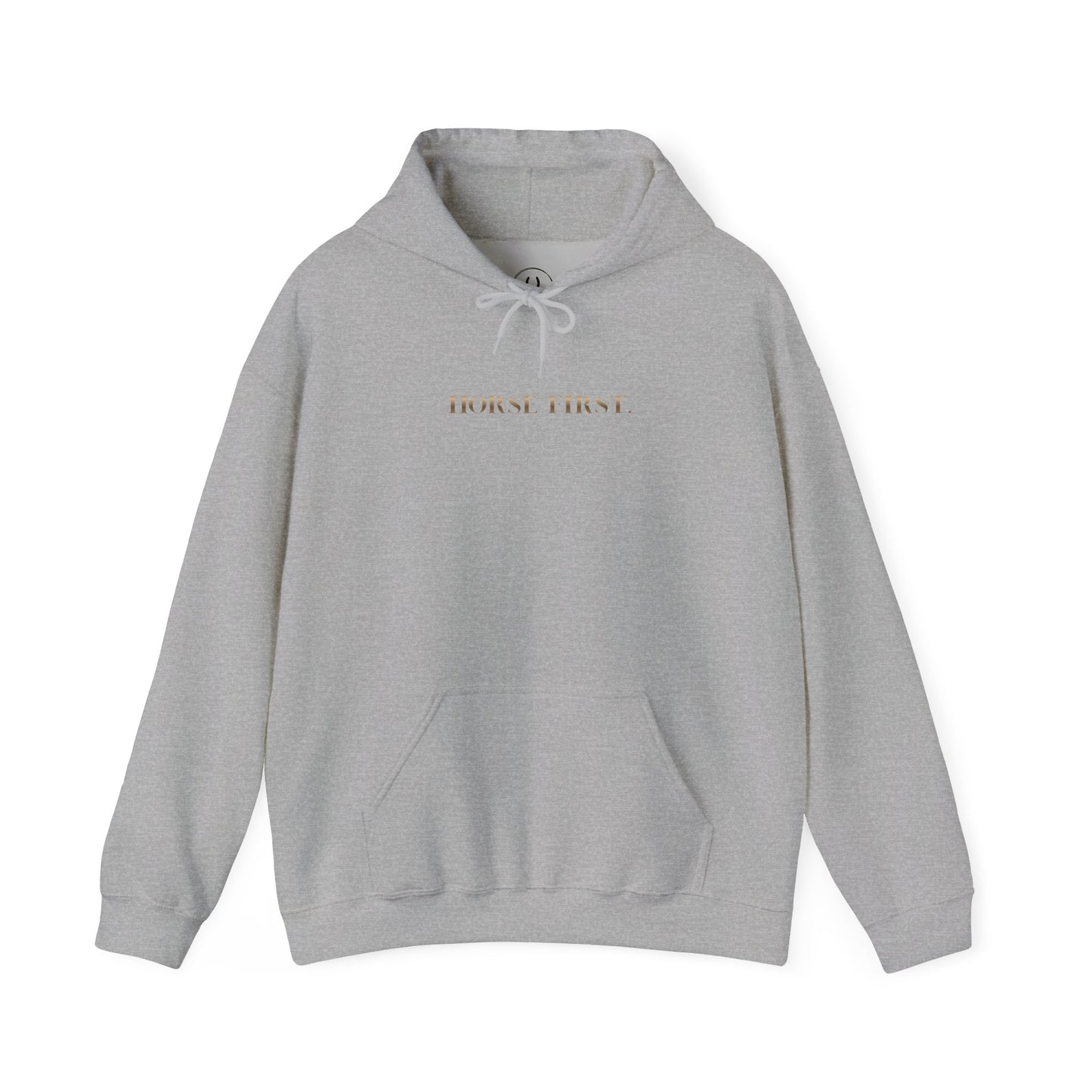 Hoodie — 'Horse First' Minimalist Equestrian Pullover
