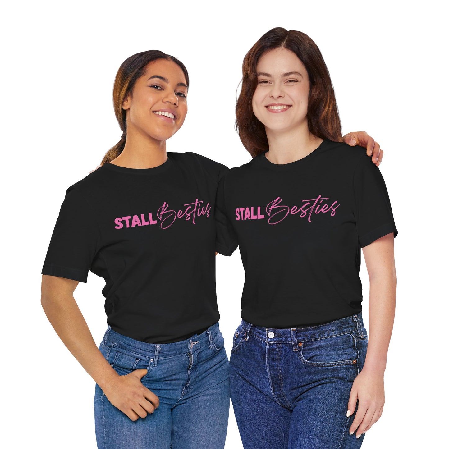 Stall Besties T-Shirt - Statement T-Shirt für echte PferdemädchenI Trend Reitstall Fashion für Horselover