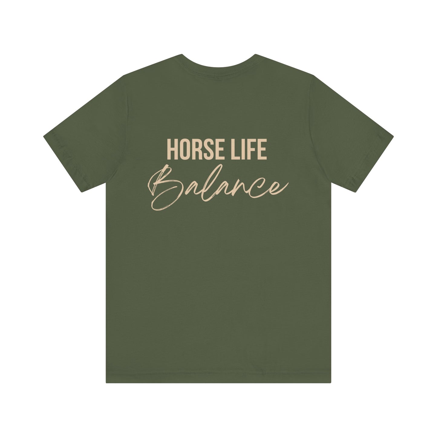 Horse Life Balance T-Shirt — Equestrian Casual Tee