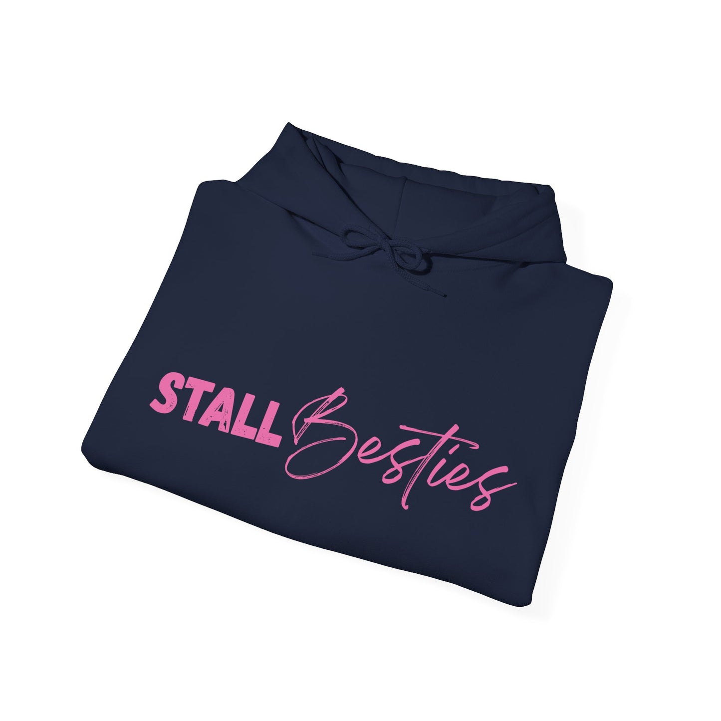 Stall Besties Hoodie | Pferde Hoodie für beste Stallfreunde - Reit Hoodie mit pinke Print - Geschenk für Reiterinnen