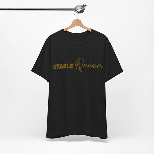 Stable Queen T-Shirt - Trend Statement Shirt für Pferdemädchen I Reitsport Lifestyle Couture Cavalli