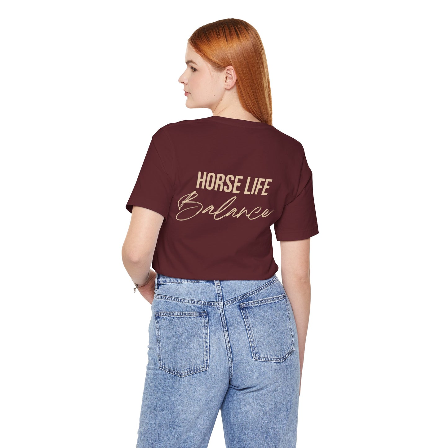 Horse Life Balance T-Shirt — Equestrian Casual Tee