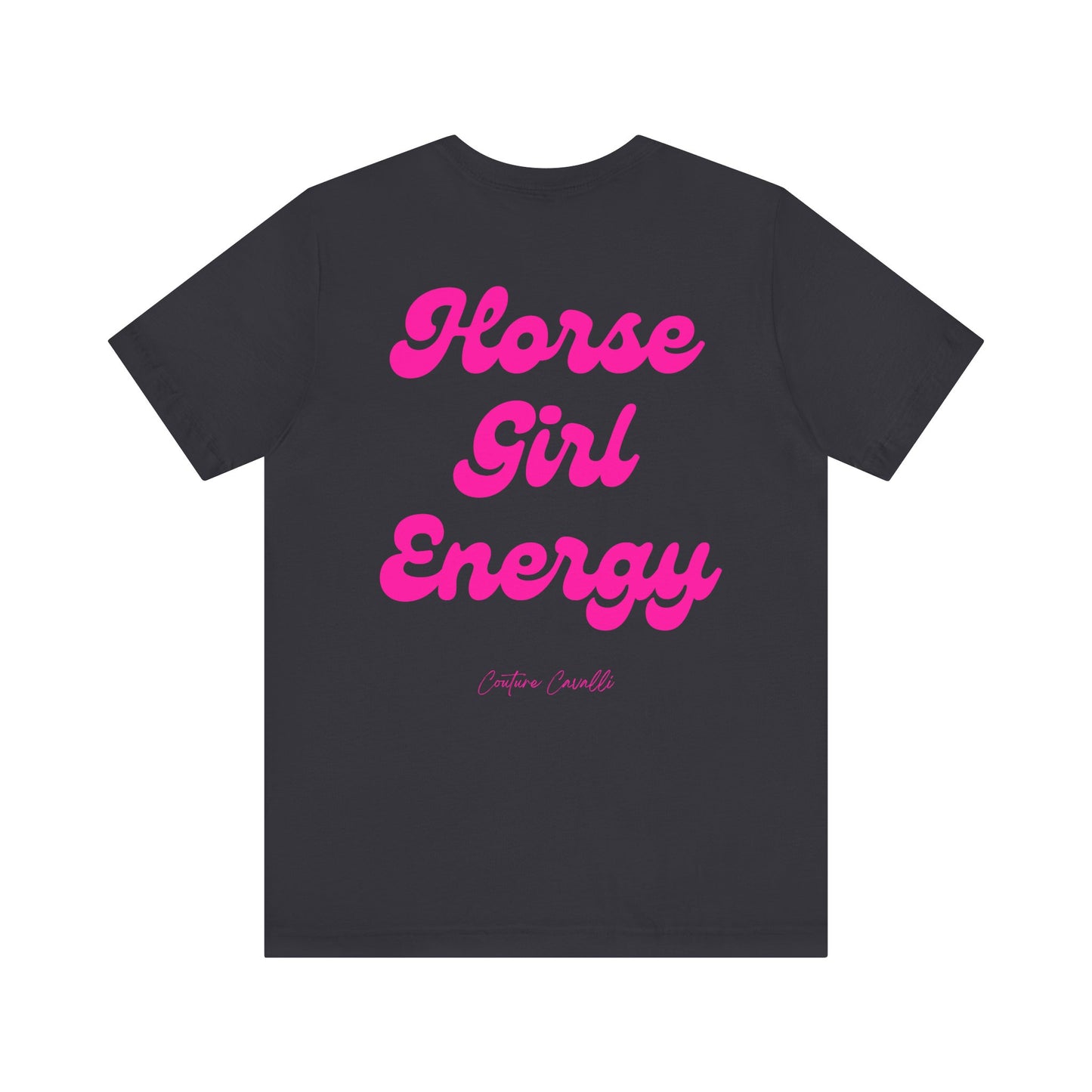 Horse Girl Energy T-Shirt – Ästhetisches Reiter Shirt für Pferdemädchen und Reiterinnen