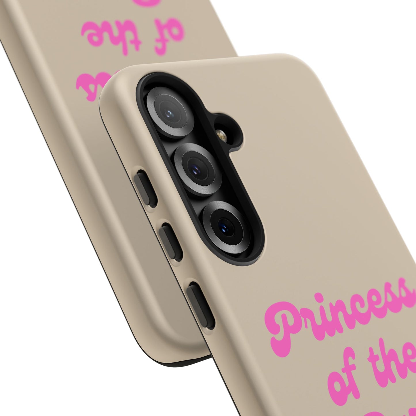 Phone Case — "Princess of the Barn" Pink Script Protective Tough Case