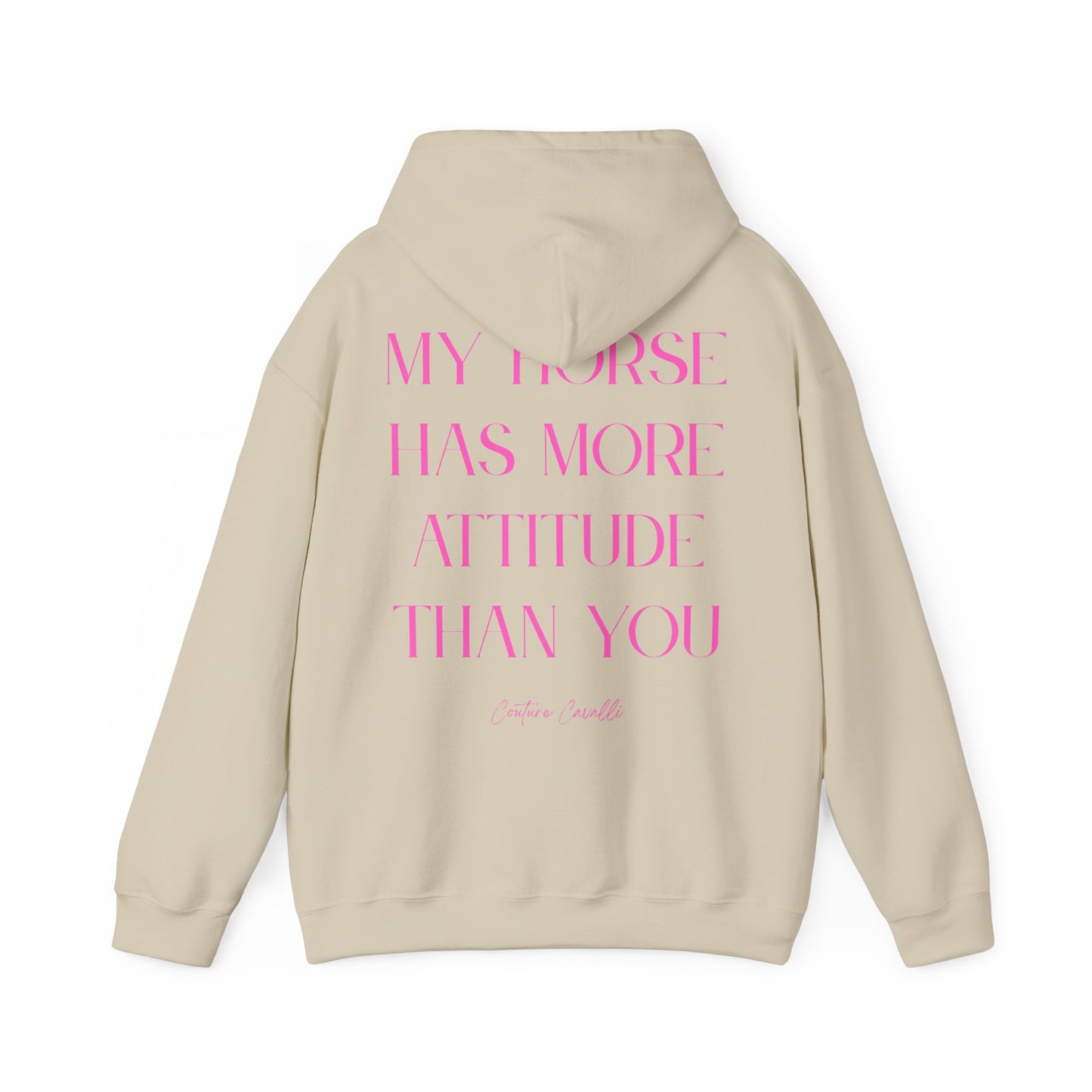 Horse Attitude Hoodie — My Horse Has More Attitude Than You
