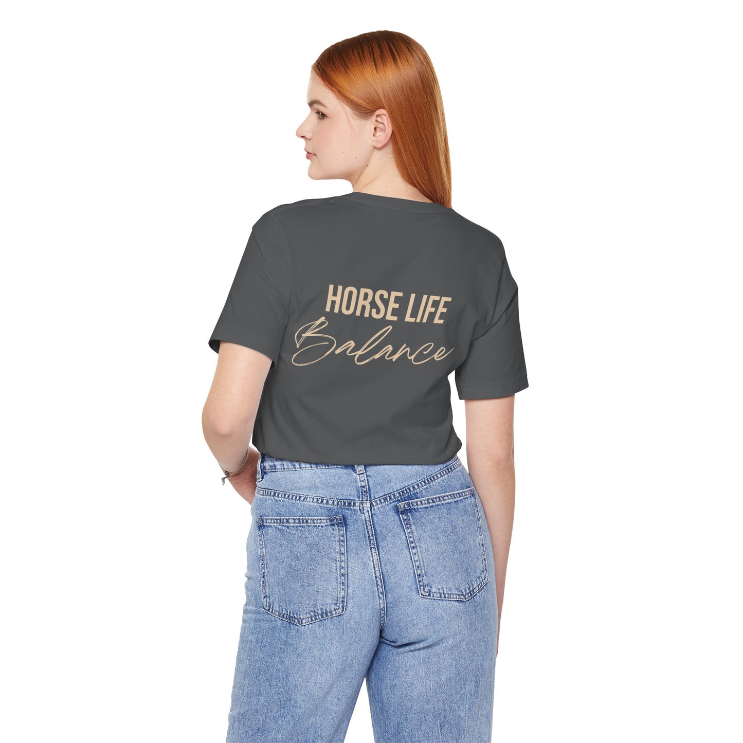 Horse Life Balance T-Shirt — Equestrian Casual Tee