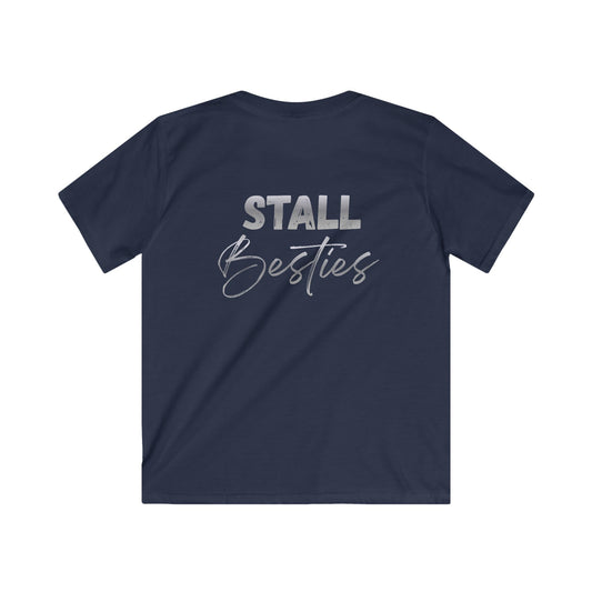Stall Bestie Kinder T-Shirt – Pferdemädchen Shirt | Beste Freundin im Reitstall | Pony Liebe Geschenk