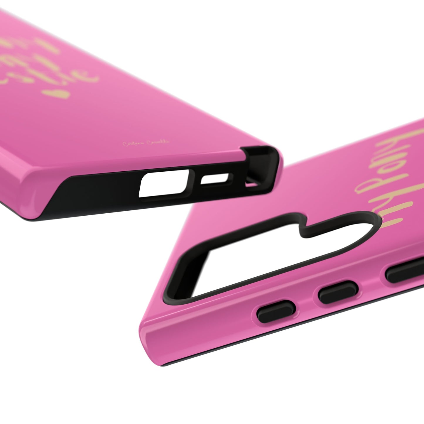 Pink 'My Pony Is My Bestie' Tough Phone Case I Handyhülle I Personalisiert mit Ponynamen
