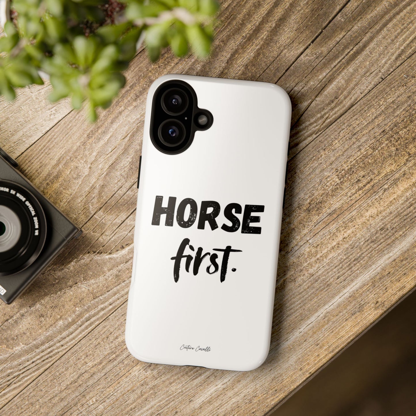 Horse First Phone Case - Equestrian iPhone Protective Cover
