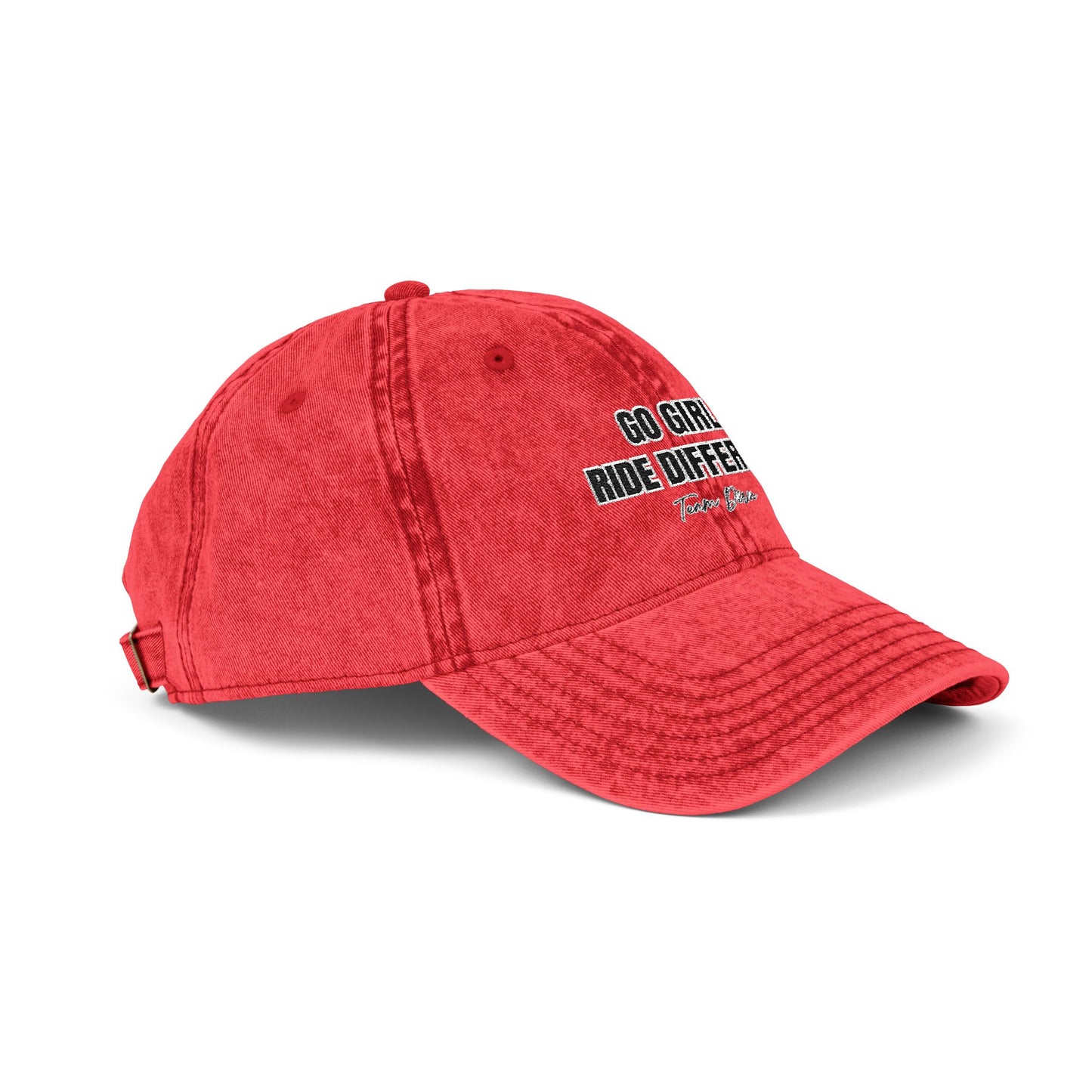 Go Girl. Ride Different Cappy personalisiert