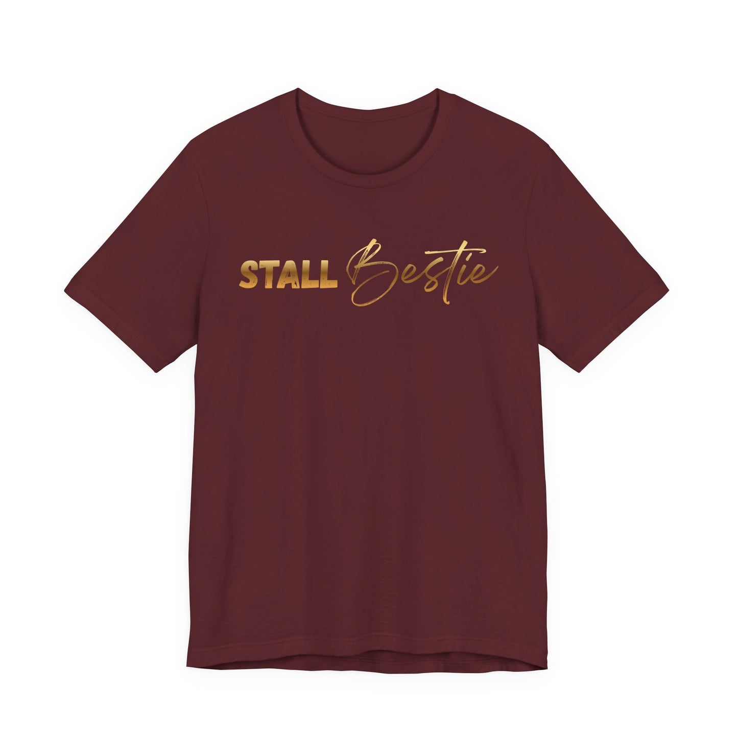 Stall Besties Damen T-Shirt – Beste Freundin im Reitstall | Pferde Liebe Statement | Reitsport Outfit