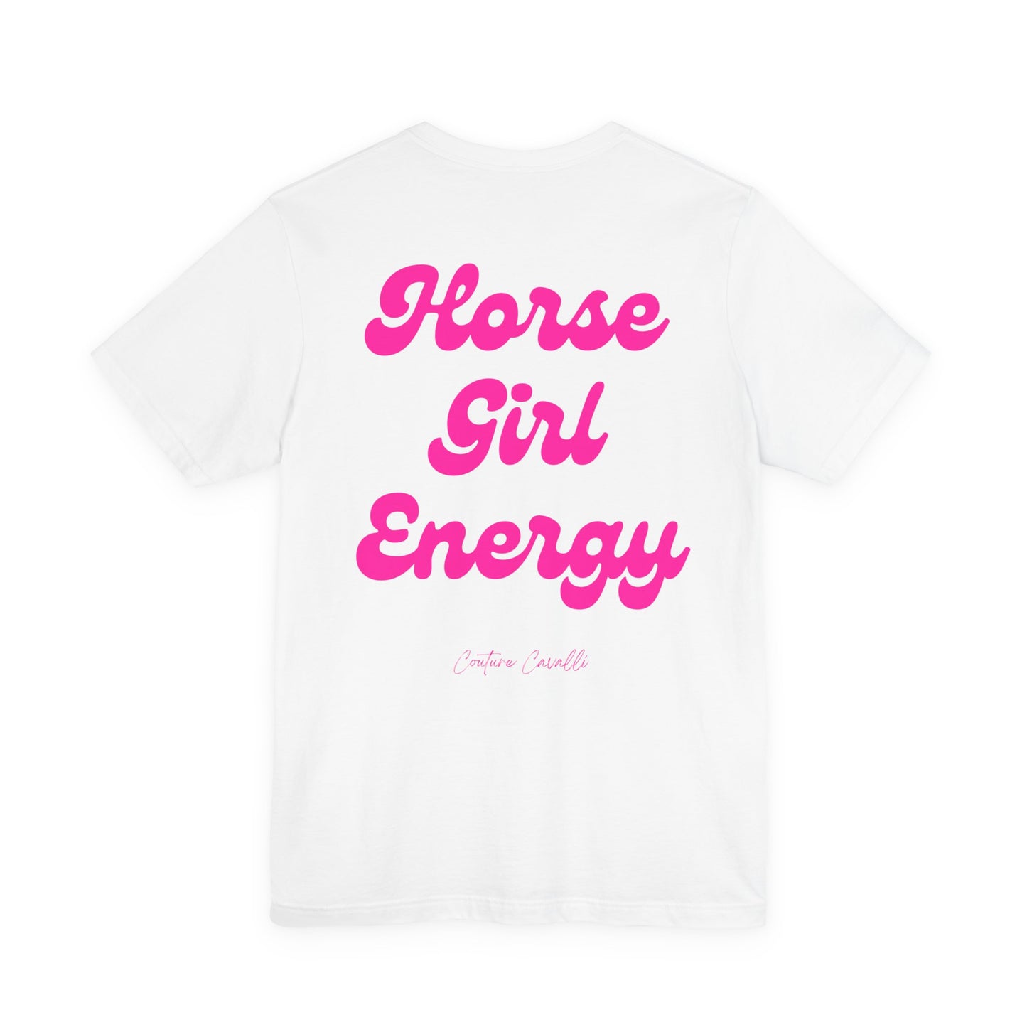 Horse Girl Energy T-Shirt – Ästhetisches Reiter Shirt für Pferdemädchen und Reiterinnen