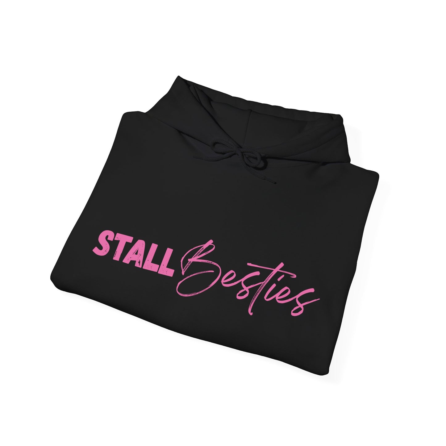 Stall Besties Hoodie | Pferde Hoodie für beste Stallfreunde - Reit Hoodie mit pinke Print - Geschenk für Reiterinnen