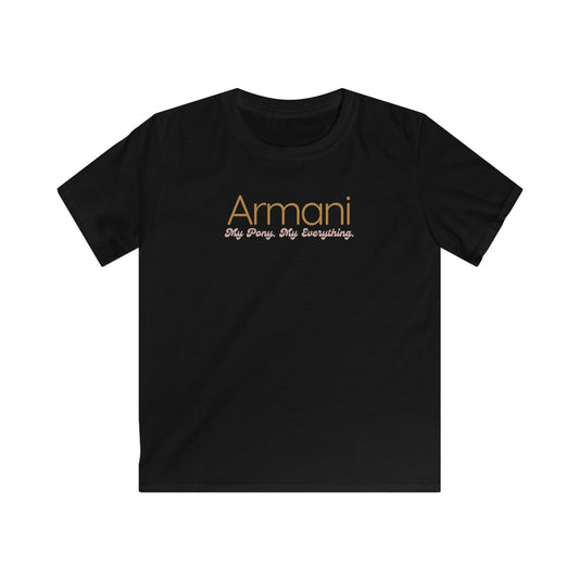 Kinder Shirt I Personalisiert mit Ponynamen I Pferdemädchen I Statement T-Shirt I Ponyliebe