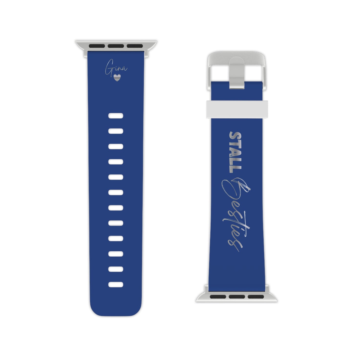 Personalisiertes Apple Watch Armband Stall Besties – Watch Band mit Namen für Reiterinnen Freundschaft Geschenk – Couture Cavalli