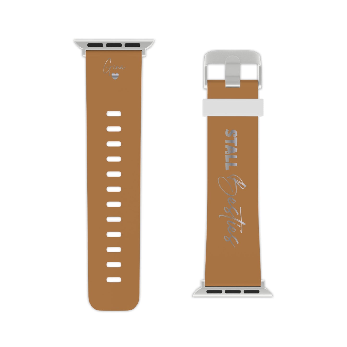 Personalisiertes Apple Watch Armband Stall Besties – Watch Band mit Namen für Reiterinnen Freundschaft Geschenk – Couture Cavalli