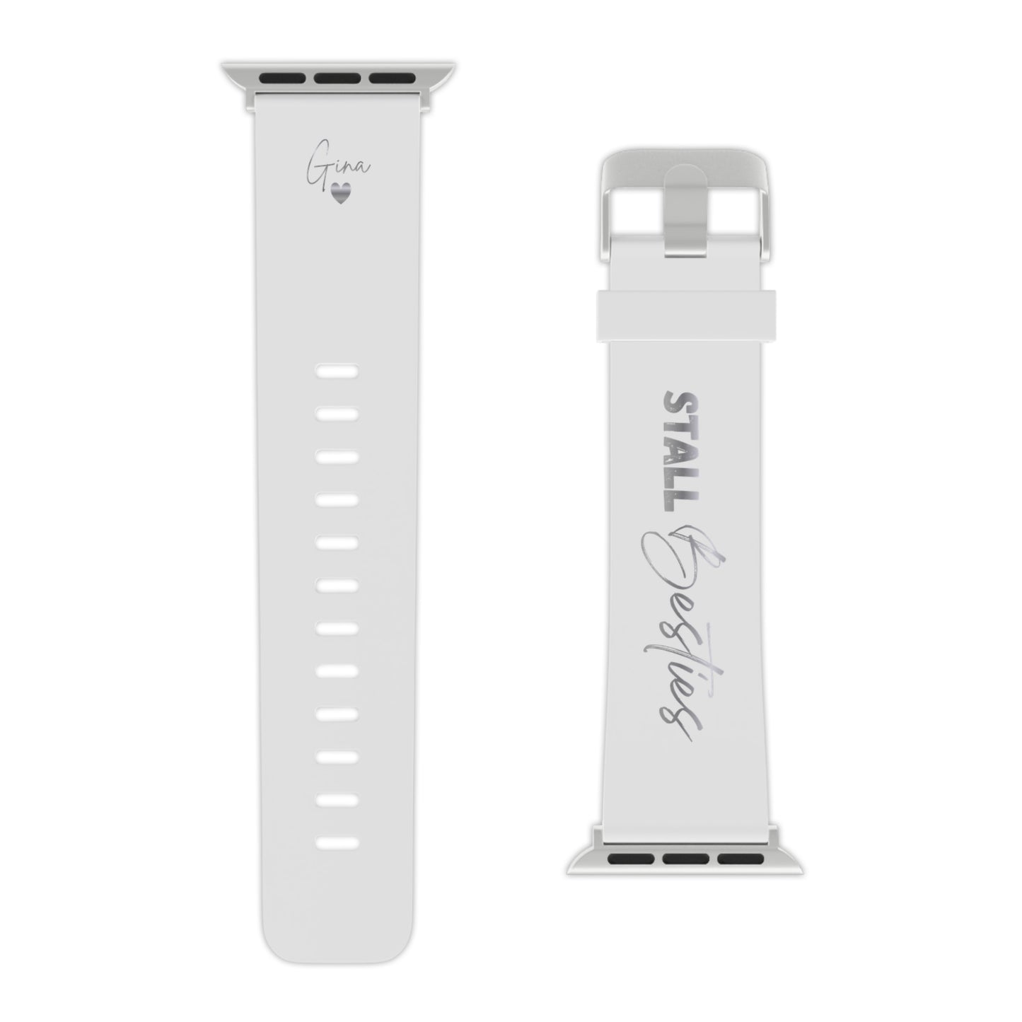 Personalisiertes Apple Watch Armband Stall Besties – Watch Band mit Namen für Reiterinnen Freundschaft Geschenk – Couture Cavalli