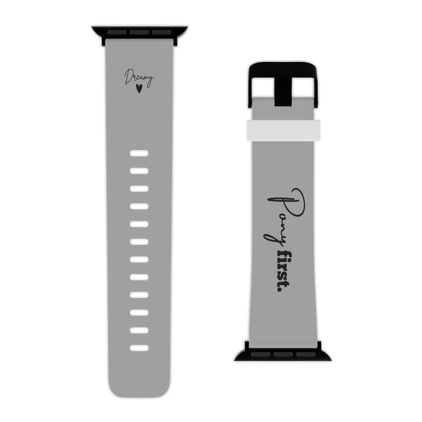 Personalisiertes Apple Watch Armband mit Pony Namen – Pony First Watch Band für Reiterinnen & Pferdemädchen – Couture Cavalli