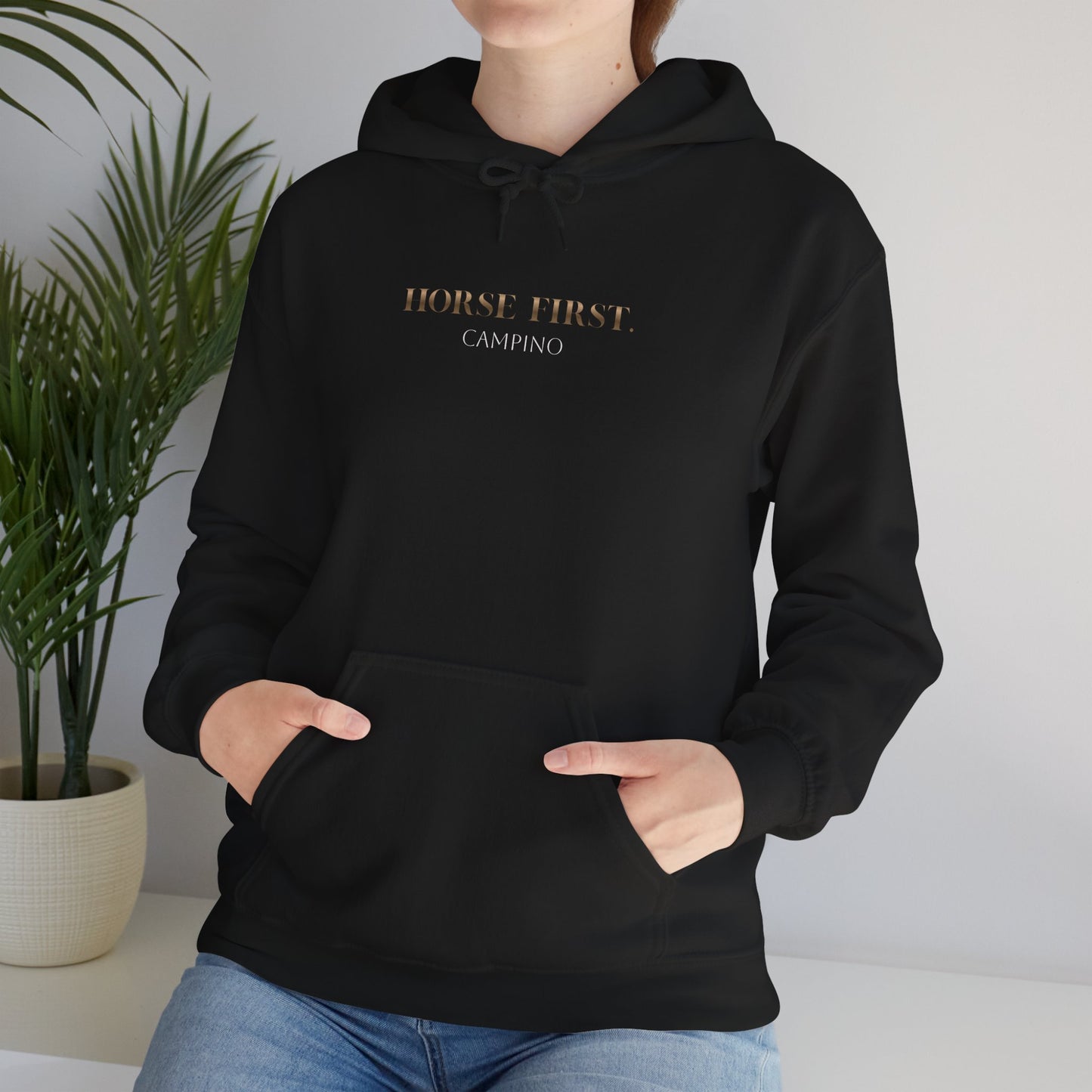 Hoodie — 'Horse First' Minimalist Equestrian Pullover