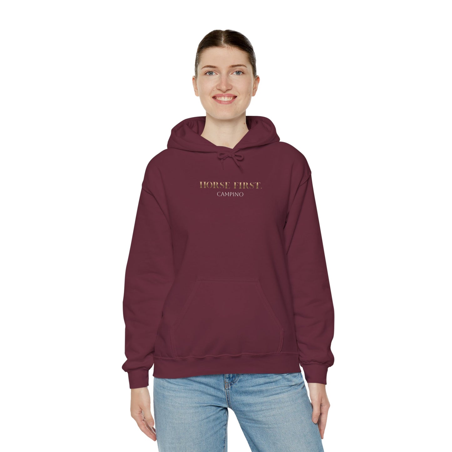 Hoodie — 'Horse First' Minimalist Equestrian Pullover