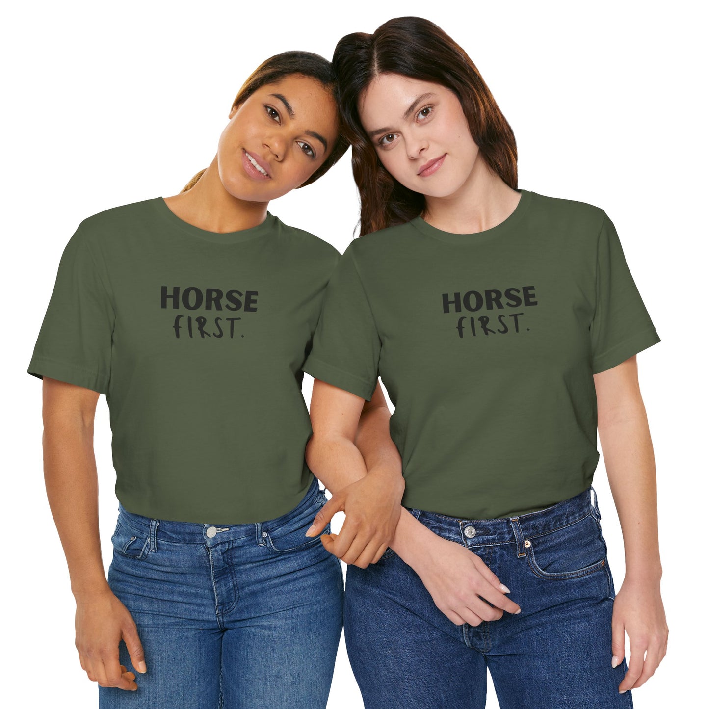 Horse First T-Shirt für Damen – Dein Herz schlägt für dein Pferd