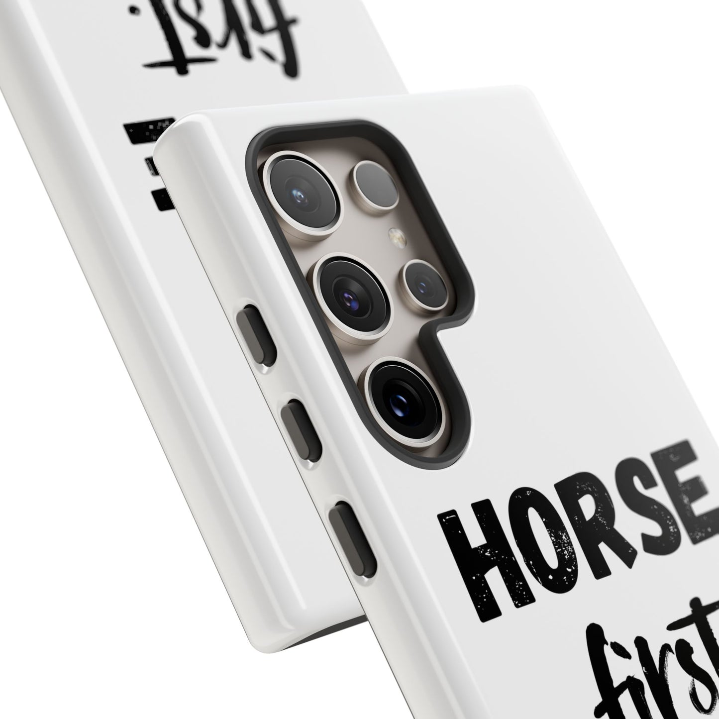 Horse First Phone Case - Equestrian iPhone Protective Cover
