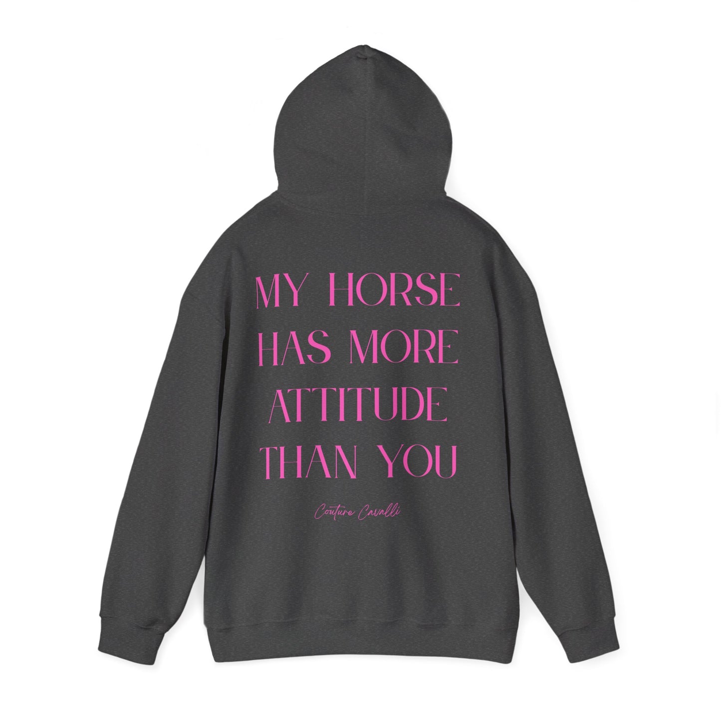 Horse Attitude Hoodie — My Horse Has More Attitude Than You
