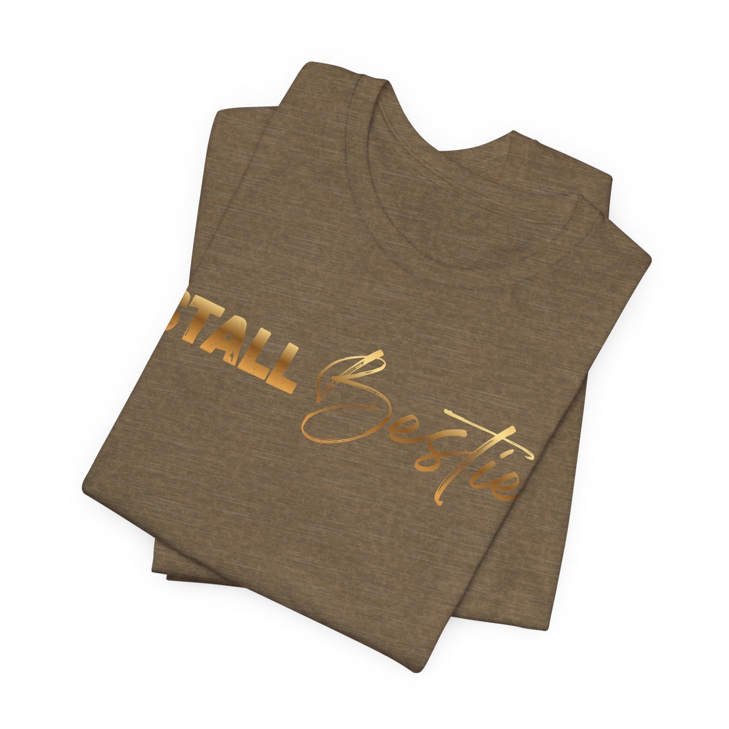 Stall Besties Damen T-Shirt – Beste Freundin im Reitstall | Pferde Liebe Statement | Reitsport Outfit