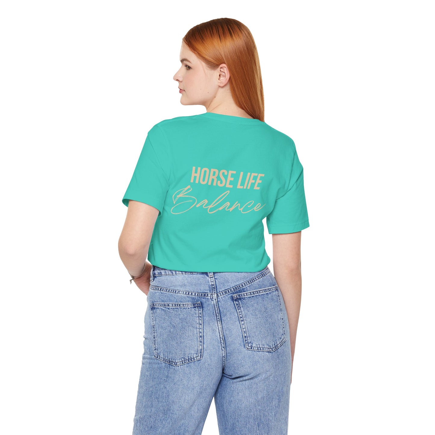 Horse Life Balance T-Shirt — Equestrian Casual Tee
