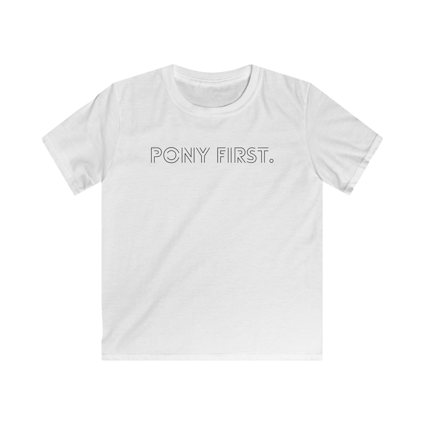 Pony first Kinder Shirt - Für kleine Reiterinnen mit Pony im Herzen